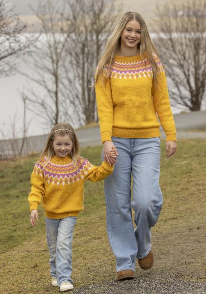 Linde genser - Viking Design 2508-10 Kit - 2 - 12 år - Viking Sportsragg