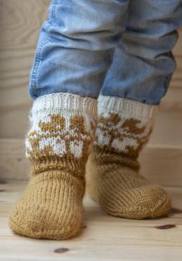 Helle sokker - Viking Design 2508-9A Kit - str 27 - 36 - Viking Sportsragg