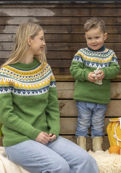 Pibbar genser - Viking Design 2508-6 Kit - 2 - 12 år - Viking Sportsragg