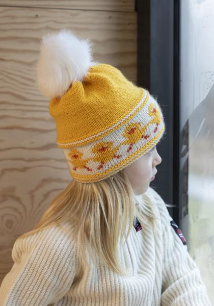 Kyllingdans hue - Viking Design 2508-3A Kit - 2 - 12 år - Viking Sportsragg