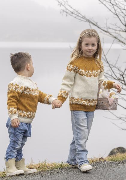 Helle genser - Viking Design 2508-1B Kit - 2 - 12 år - Viking Sportsragg