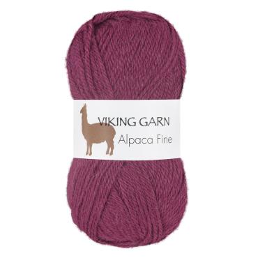 Viking Alpaca Fine 660 Mørk rosa