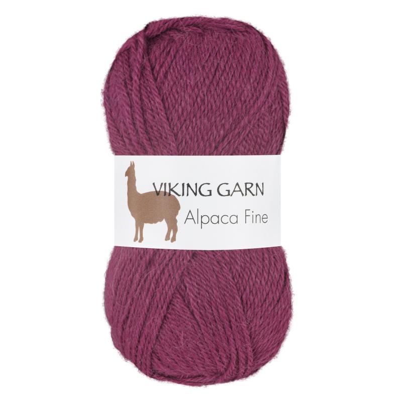 Viking Alpaca Fine 660 Mörk rosa