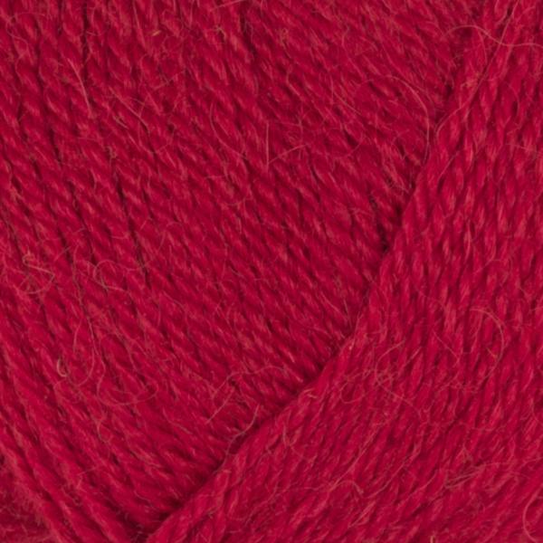 Viking Alpaca Fine 655 Mørk rød