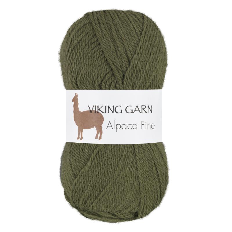 Viking Alpaca Fine 636 Mörk grön