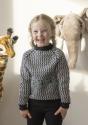 Zebra genser - Viking Design 2401-11 Kit - 1 - 12 år - Viking Baby ull 