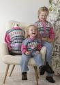 Flamingo genser - Viking Design 2401-6 Kit - 1 - 10 år - Viking Baby ull