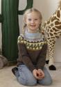 Kaktus genser - Viking Design 2401-4 Kit - 2 - 12 år - Viking Baby ull