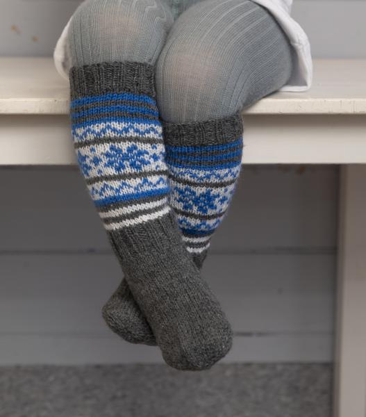 Blue star sokker - Viking Design 2110-20 Kit - str 24 - 39 - Viking Frøya