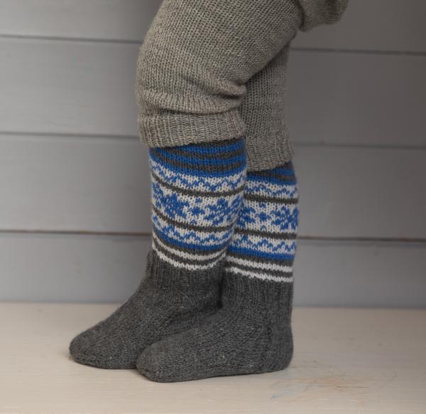 Blue star sokker - Viking Design 2110-20 Kit - str 24 - 39 - Viking Frøya