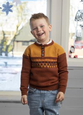 Gulliver genser  - Viking Design 2110-15 Kit - 2 - 12 år - Viking Frøya