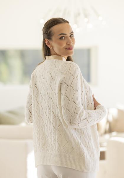 Tønsberg cardigan - Viking Design 2521-10 Kit - XS-XXL - Viking Alpaca Lille Storm
