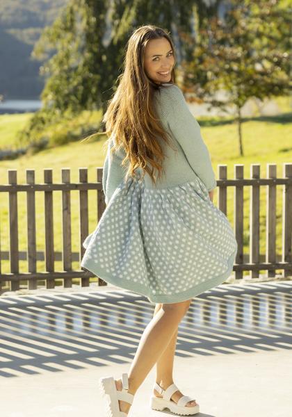 Olivia Kjole - Viking Design 2521-8 Kit - XS-XXL - Viking Alpaca Lille Storm