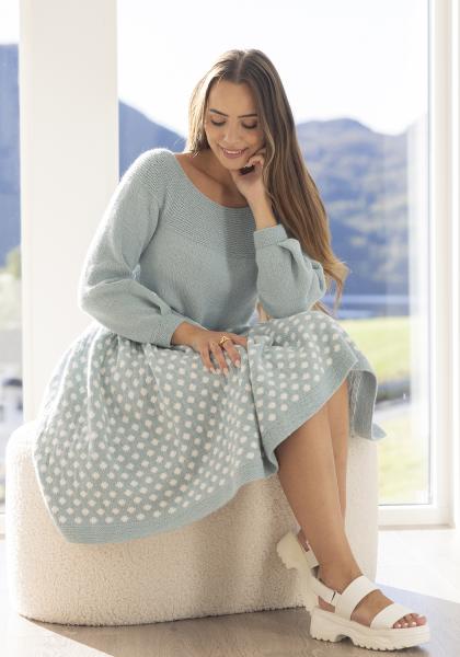 Olivia Kjole - Viking Design 2521-8 Kit - XS-XXL - Viking Alpaca Lille Storm