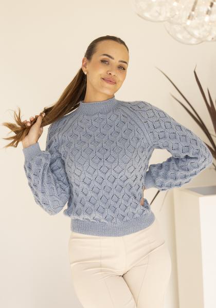 Sarbuvollen genser - Viking Design 2521-5A Kit - XS-XL - Viking Alpaca Lille Storm