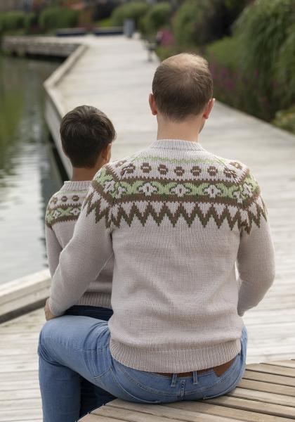 Marihånd genser - Viking Design 2430-10A Kit - XS - XXL - Viking Trend Merino