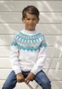 Røsslyng genser - Viking Design 2430-6A Kit - 2 - 12 år - Viking Trend Merino