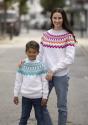 Røsslyng genser - Viking Design 2430-6A Kit - 2 - 12 år - Viking Trend Merino