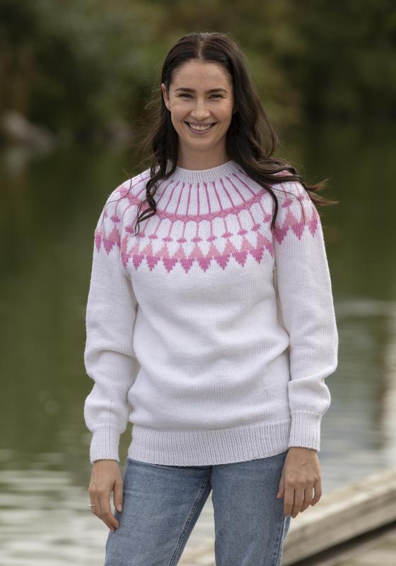 Kaprifol tröja - Viking Design 2430-1B Kit - XS - XXL - Viking Trend Merino