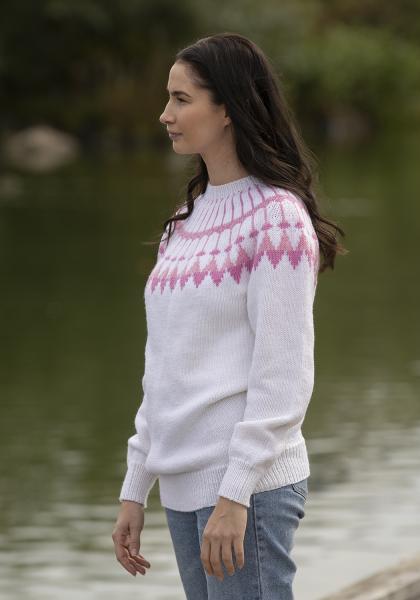 Kaprifol genser - Viking Design 2430-1B Kit - XS - XXL - Viking Trend Merino