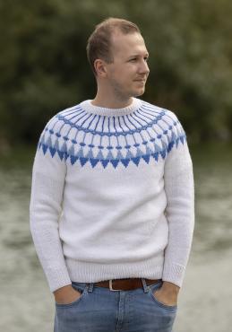 Kaprifol genser - Viking Design 2430-1A Kit - XS - XXL - Viking Trend Merino