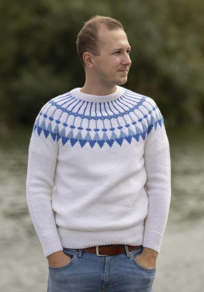 Kaprifol genser - Viking Design 2430-1A Kit - XS - XXL - Viking Trend Merino