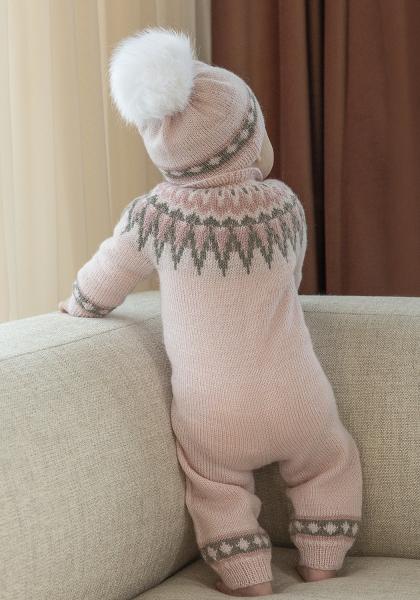 Oldefar dragt og hue - Viking Design 2506-4 Kit - 1 - 24 mdr - Viking Baby ull