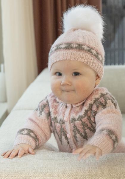 Oldefar dragt og hue - Viking Design 2506-4 Kit - 1 - 24 mdr - Viking Baby ull