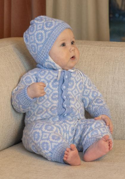 Maximus dragt og hue - Viking Design 2506-3 Kit - 1 - 24 mdr - Viking Baby ull