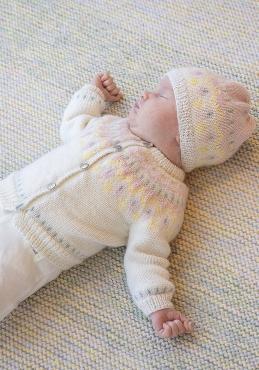 Linde genser og hue - Viking Design 2506-2D Kit - 1 - 24 mdr - Viking Baby ull