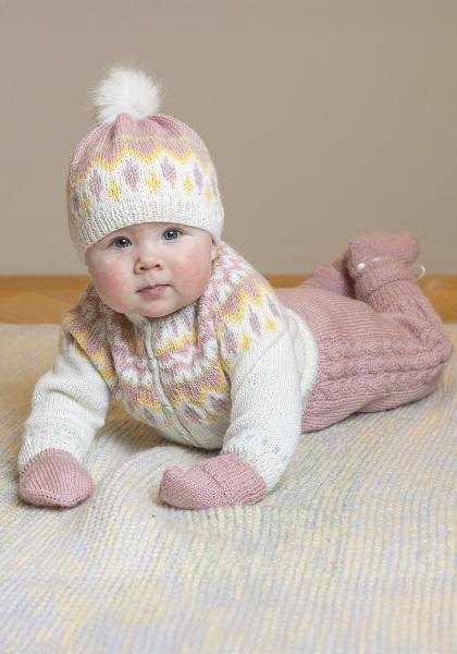 Linde sæt - Viking Design 2506-2C Kit - 1 - 24 mdr - Viking Baby ull