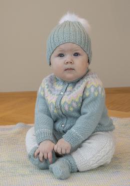 Linde sæt - Viking Design 2506-2B Kit - 1 - 24 mdr - Viking Baby ull