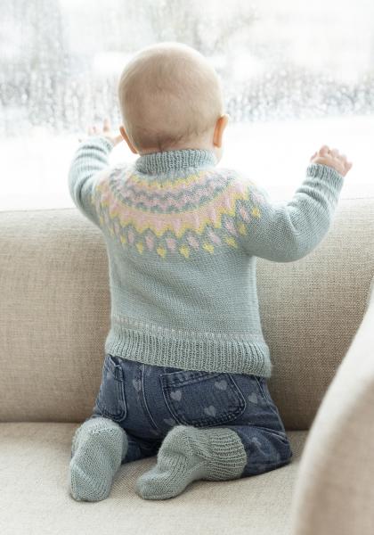 Linde sæt - Viking Design 2506-2B Kit - 1 - 24 mdr - Viking Baby ull