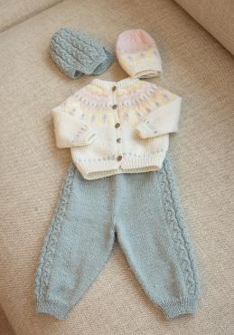 Linde sæt - Viking Design 2506-2A Kit - 1 - 24 mdr - Viking Baby ull