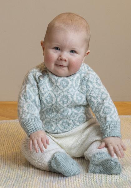 Maximus genser - Viking Design 2506-1 Kit - 1 - 24 mdr - Viking Baby ull