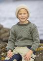 "Himling" Genser - Viking Design 2525-5A Kit - 2-12 År - Viking Eco Highland Wool