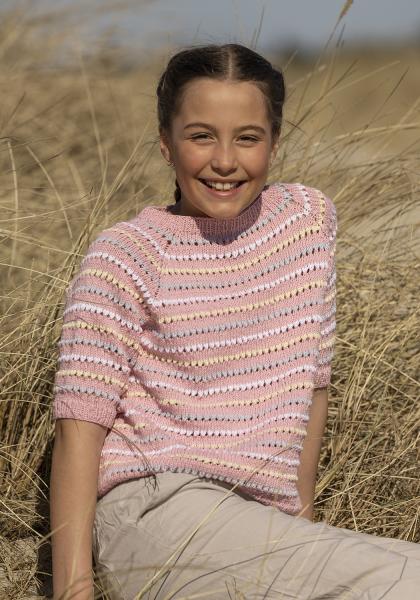 "Sadie" T-shirt - Viking Design 2609-4B Kit - 2-12 år - Viking Linus