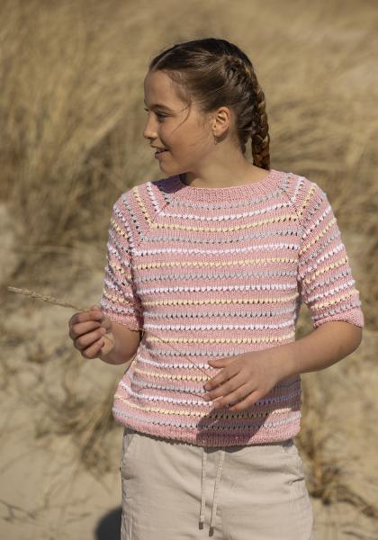 "Sadie" T-shirt - Viking Design 2609-4B Kit - 2-12 år - Viking Linus