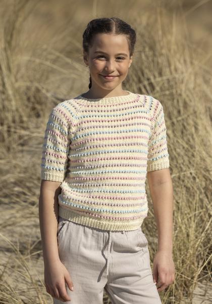 "Sadie" T-shirt - Viking Design 2609-4A Kit - 2-12 år - Viking Linus