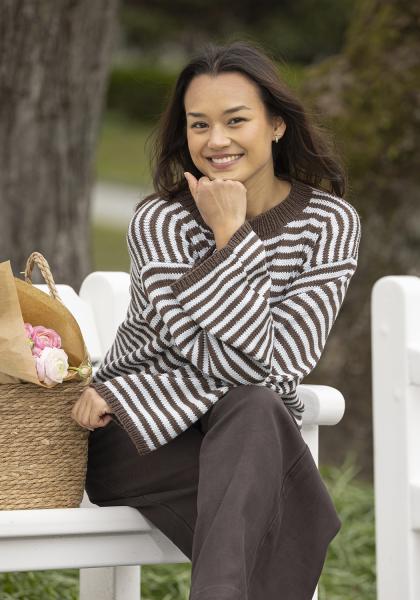 Salty genser med rund hals - Viking Design 2610-2D Kit - XS-XXL - Viking Bamboo