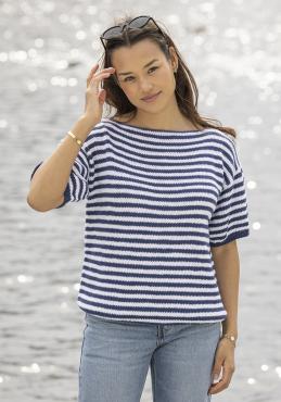 Salty t-shirt med bådhals - Viking Design 2610-2B Kit - XS-XXL - Viking Bamboo