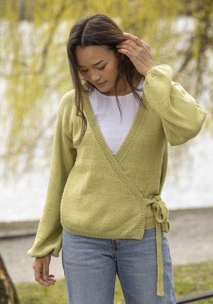 Slå om cardigan - Viking Design 2610-1B Kit - XXS-XXL - Viking Bamboo