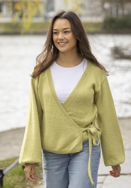 Slå om cardigan - Viking Design 2610-1B Kit - XXS-XXL - Viking Bamboo