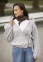 Slå om cardigan - Viking Design 2610-1A Kit - XXS-XXL - Viking Bamboo