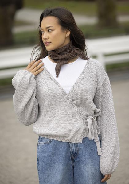 Slå om cardigan - Viking Design 2610-1A Kit - XXS-XXL - Viking Bamboo