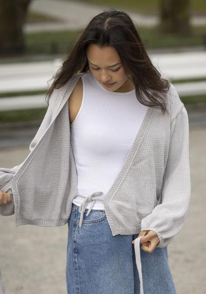 Slå om cardigan - Viking Design 2610-1A Kit - XXS-XXL - Viking Bamboo
