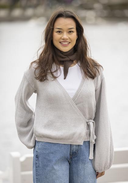 Slå om cardigan - Viking Design 2610-1A Kit - XXS-XXL - Viking Bamboo