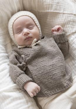"Bamsebo" Omslagsjakke og kyse - Viking Design SEC 12-4B Kit - 1 - 24 mdr - Viking cashmere silk