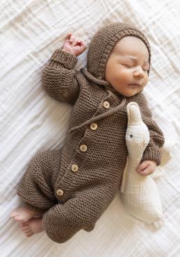 "Knøtteliten" Dragt og kyse - Viking Design SEC 12-3A Kit - 1 - 24 mdr - Viking cashmere silk