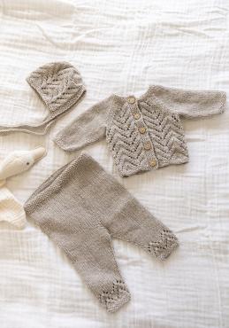 "Myrtel" Hentesæt - Viking Design SEC 12-1B Kit - 0 - 24 mdr - Viking cashmere silk